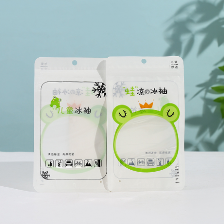 兒童冰袖包裝袋卡通高檔亮膜透明防塵通